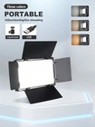 Led Studio Light With Tripod Usb Fill Light For Photo Video Streaming Black