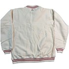 Vintage Kansas City Chiefs Nfl Full Zip Up Sweatshirt Jacket Cream Nwt Deadstock