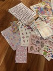 Huge Misc 3 Lb Lot  Unused Stickers Seasons  School  Animals Some Vintage