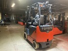 2022 Toyota 5000 Lb Electric Forklift With Ss And Triple Mast 218 Reach