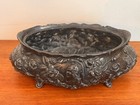 Antique Priest Of Pallas 1904 Kansas City Missouri Metal Footed Planter Souvenir