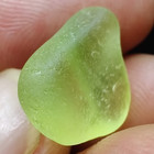 Big   Bright Uv Yellow Multi- Real Davenport Beach Sea Glass
