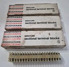 Vintage Buchanan 125 Miniature Sectional Terminal Blocks Lot Of 170 Pcs Nos New