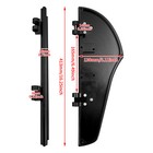 Black Driver Non-slip Floorboards For Harley Touring Electra Road Glide 86-2025