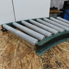 45   Gravity Roller Curved Conveyor Section 39-1 2  Back Radius Width