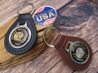   New Rare Vintage Indian Motorcycle 1901 Bike Leather Key Chain Ring Fob  