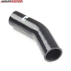 Us Ship 2  51mm Id 30 Degree Elbow Silicone Hose Turbo Coupler Pipe Black 4-ply
