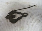 Antique vintage Cast Metal Ornate Bill Receipt Letter Paper Spike Wall Hook