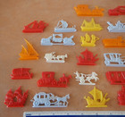 Lot Of 38 Original 1950s Nabisco Parade Of Transportation Cereal Premiums