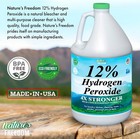 12  Hydrogen Peroxide  Food Grade H2o2 And Purified Water Only  4 Gallons 