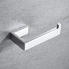 Junsun Rectangular Toilet Paper Holder Stainless Steel Contemporary Tissue Ho   