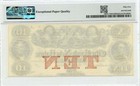 1850s-60s  10 New Haven  Connecticut Obsolete Note City Bank Pmg Au55 Epq