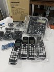 Panasonic Cordless Phone Bluetooth Answering Machine Kx-tgf975b 4 Handset Read 