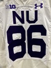 Rare Northwestern Wildcats Wayne Dennis Jr Game Worn Football Jersey  86 White