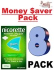8 X Nicorette Chewing Gum 2mg Freshmint 105pieces - Free Shipping To Usa