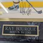 Boston Bruins Ray Borque Signed Photo Plaque Coa