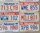 Lot Of 30 Expired Vintage Arkansas License Plates Tags From 1980s 1990s 2000s