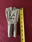 Vintage Men   s Mini Gray Suit Replica Salesman Sample In Original Box
