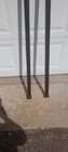 1 Pair Antique Bed Rails Cast Iron Tapered Pin Ends 75     Excellent Condition