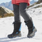 Riemot Snow Boot Kids Boys Snow Boots Waterproof Winter Boots Faux Fur Lined