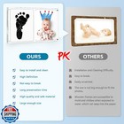 Baby Footprint Ink Kit Magnetic Acrylic Picture Frame Keepsake Gift Set - Inf