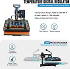 12 x10  8 In 1 Heat Press Machine Combo Sublimation Transfer Printer For T-shirt