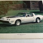 Vintage Power Graphics Poster 16   x20    1980 Turbo Trans Am Indy Pace Car Edition