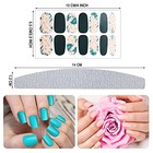 560 Pieces 40 Sheets Full Wrap Nail Stickers Nail Polish Strips Decals Adhesi   