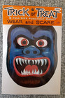1963 Universal Pictures Frankenstein Monsters Scare Mask Punch-out Book-unopened