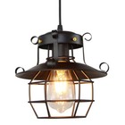 Vintage Metal Cage Industrial Wire Frame Pendant Light Loft Ceiling Lamp Shade