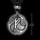 Fehu Prosperity Rune Pendant Norse Viking Asatru Talisman Wealth Feoh Necklace
