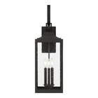 Home Decorators Ksz1603al-01 bs 27 8  3-light Matte Black Outdoor Wall Lantern