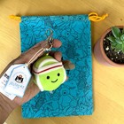 Jellycat  Inspired Tennis Ball Bag Charm Keychain Plush Toy Gift New With Tags