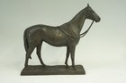 Fine Japanese Meiji  early 20thc  Bronze Horse Sculpture  Kunio It  