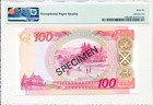 Bank Of Scotland Scotland 100 Pounds 1997 Specimen Commemorative Pmg  66epq