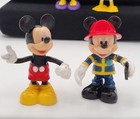 Disney Lot Of 4 Articulated Mickey Mouse Daisy Donald Duck Figures Cake Toppers