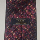 Xmi For Nordstrom Men s Handmade Silk Woven Tie Burgundy Black Gold