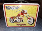2005 American Chopper Orange County Choppers Fire Bike Embossed Tin Box - Rare 