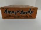 Original Amos N Andy Chocolate Honey Comb Candy Box 1930 s Seldom Seen