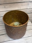 Antique Copper Brass Large Pot Jardiniere Middle Eastern Persian Turkish Mamluk