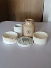 Group Of Old Printed  Stoneware Pots