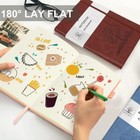 Dotted Journal Notebook With Pen Holder  Hardcover Dot Grid Notebook With Pocket