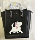 New  Limited Ed Kate Spade Ella Disney Aristocats Marie Black Mini Tote Bag