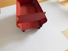Ertl Red Farm Grain Wagon Trailer Pressed Steel 1 16 Tractor Toy Vintage