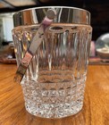 Classic Vintage Lead Crystal Silverplate Handle Small Ice Bucket 3 5   x5   