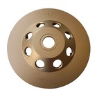 4 5  Concrete Grinding Cup Wheels 18 Diamond Abrasive Seg 7 8 -5 8 Arbor