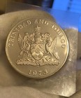 Trinidad And Tobago  1973 Proof   Silver 10 Dollars  Gem Bu From A Proof Set