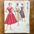 1950s Vintage Simplicity Mccall Sun Shirt Dress Pattern Lot Circle Summer Retro