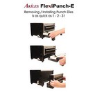 Akiles Flexipunch-e Electric Paper Punch With Choice Of Die 12-inch  new 