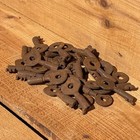 Railroad Train Lock Keys With Vintage Stamped Railroad Initials  set Of 25 